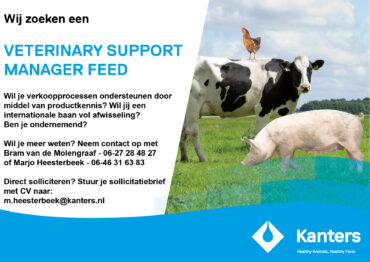Vacature Veterinary support manager feed