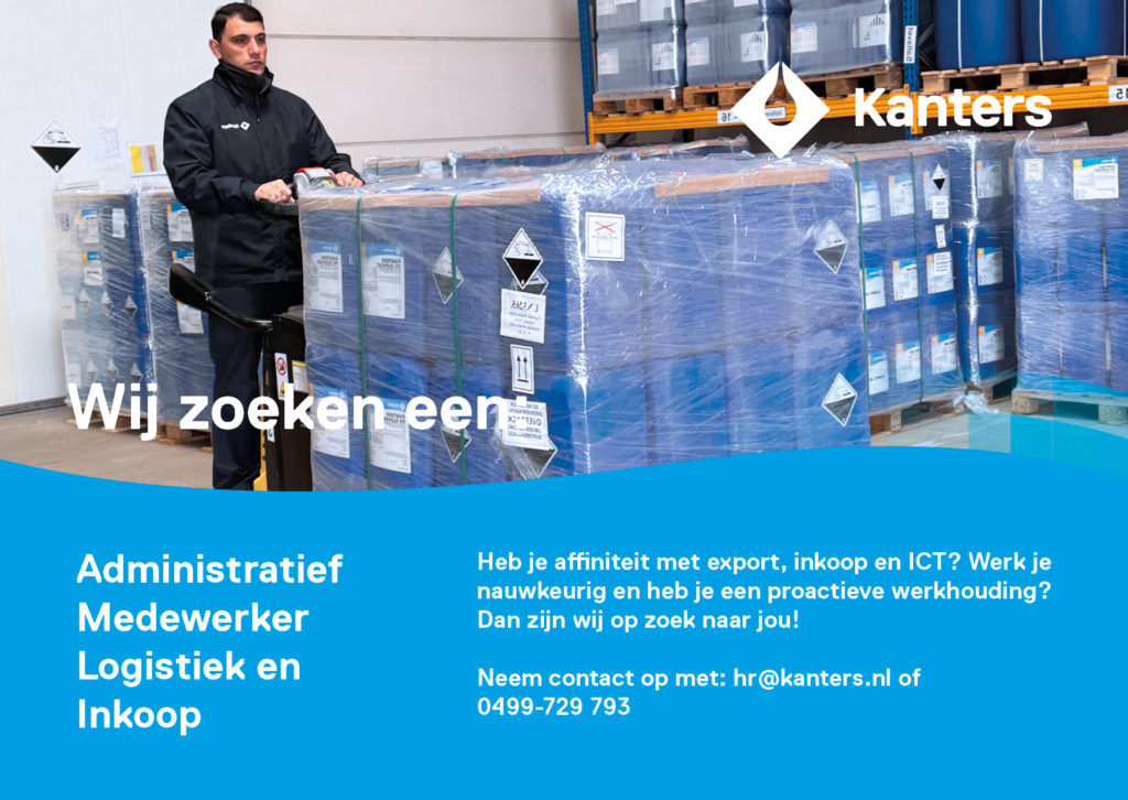 Vacature Administratief medewerker Logistiek en inkoop