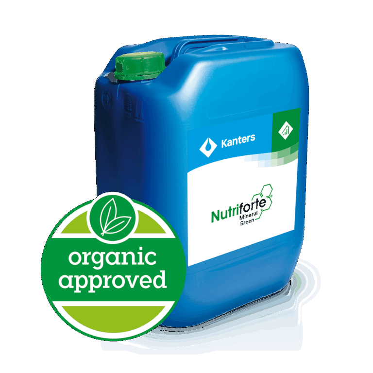 Nutriforte Mineral Green is toegestaan in biologische productie